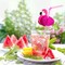50 Pcs Flamingo Straws Flamingo Drinking Straws Bachelorette Straws Bendable Cocktail Straws for Flamingo Pool Party Table Decor Birthday Wedding Tableware Decoration, Rose